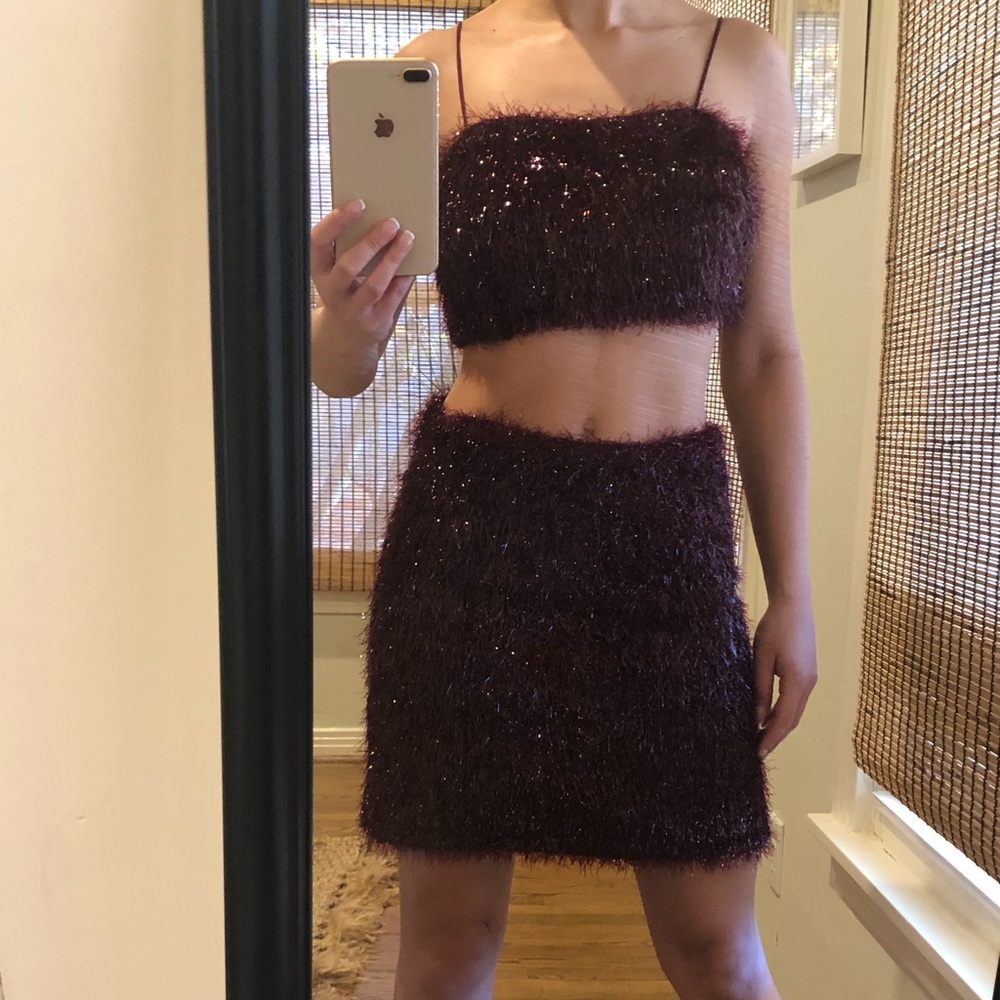 Sparkly Two Piece Outfit